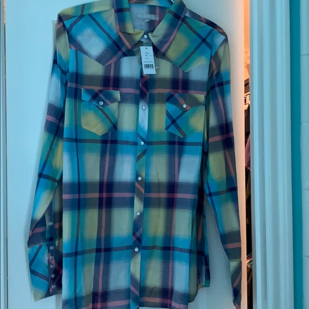 Tin Haul ladies long sleeve blouse